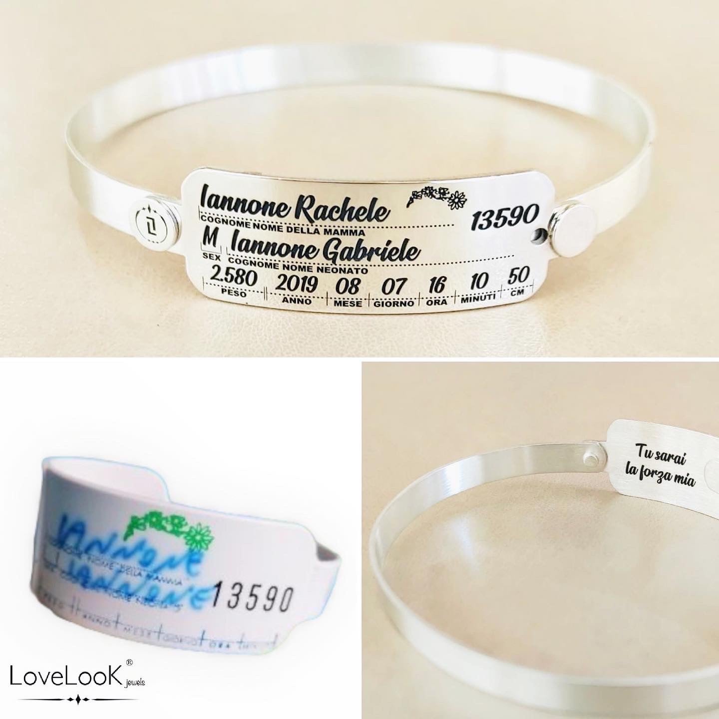 Bracciale Nascita Rigido