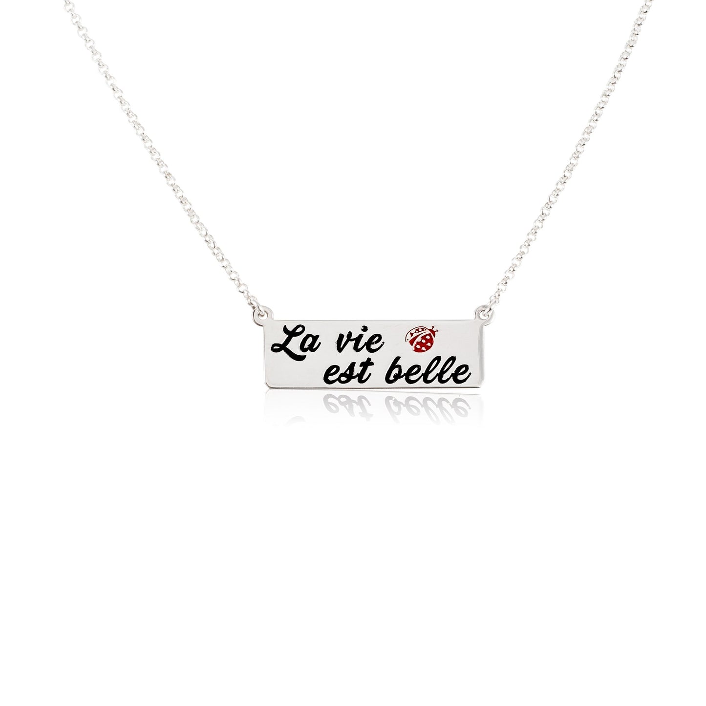 La vie est belle choker necklace