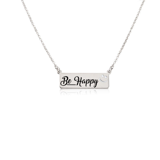 Be happy choker necklace