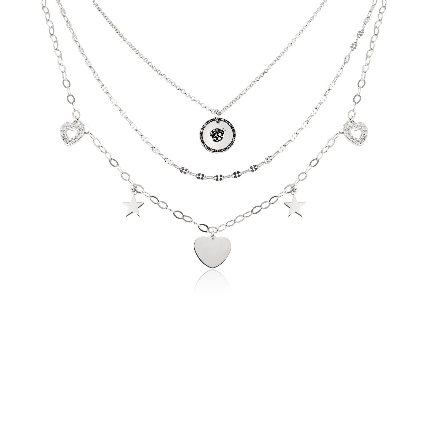 3 strand choker necklace