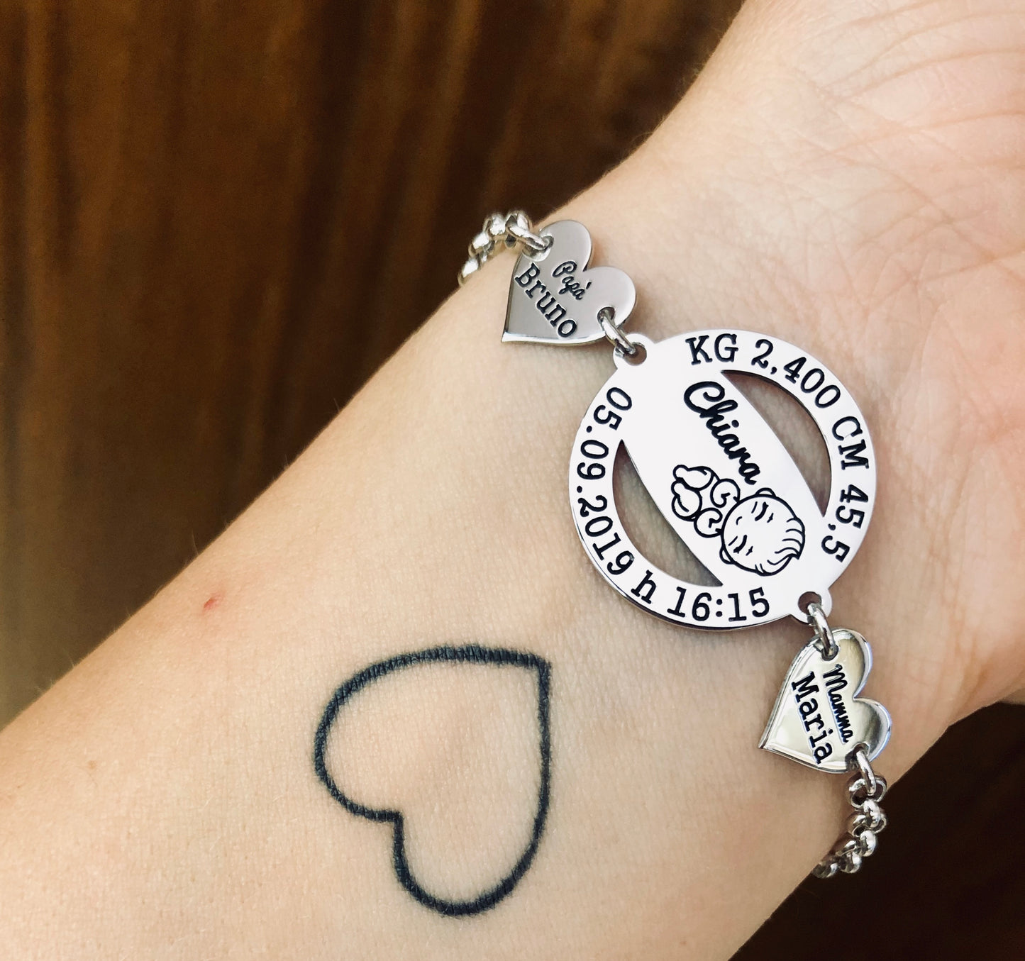Bracciale Nascita Family