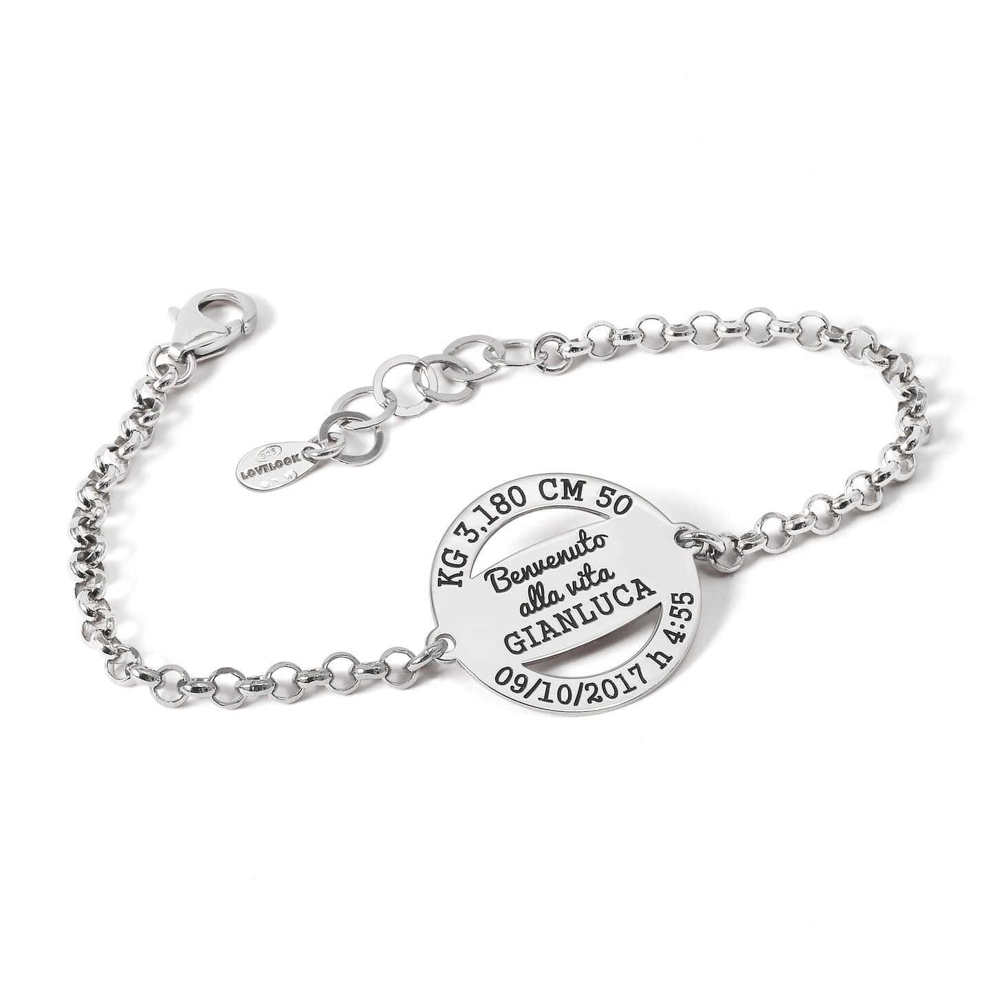 Bracciale Nascita Tondo