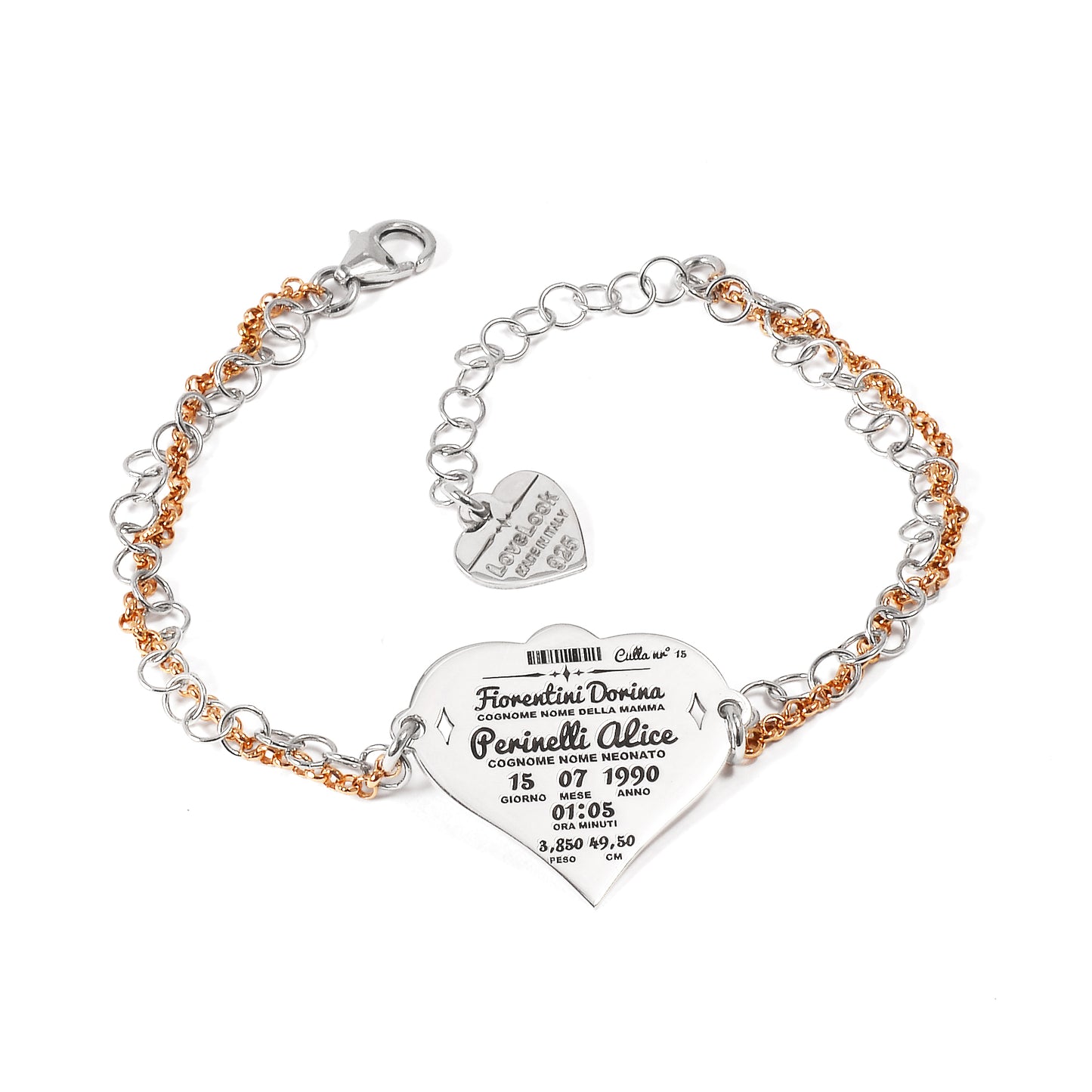 Bracciale Nascita Cuore
