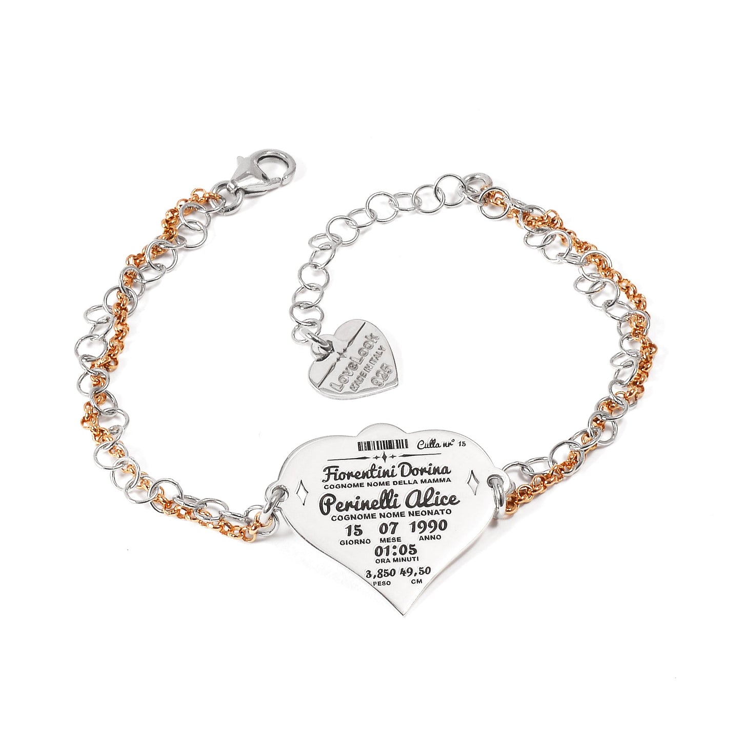 Bracciale Nascita Cuore