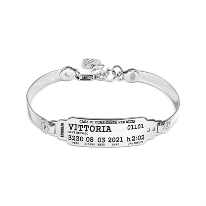 Semi-rigid Birth Bracelet