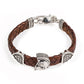 Bracciale Elmo Cuoio
