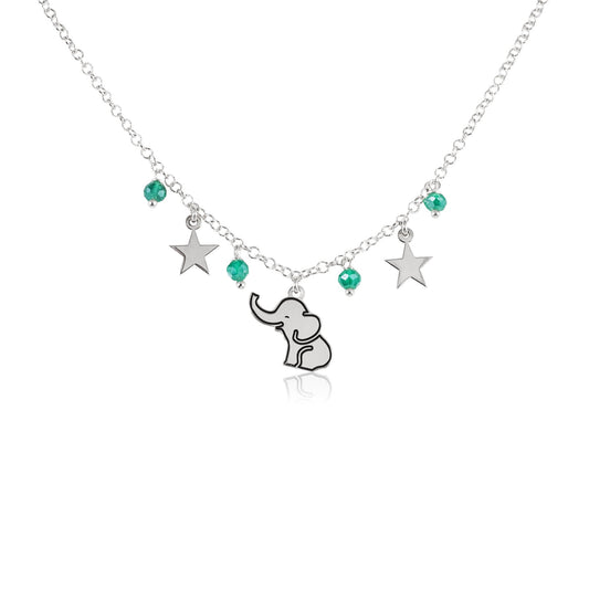 Elephant choker necklace