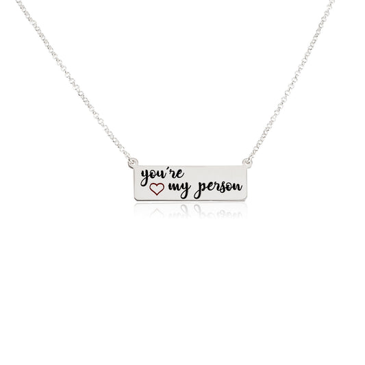 You're my person choker necklace