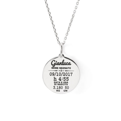 Forzatina Round Birth Necklace